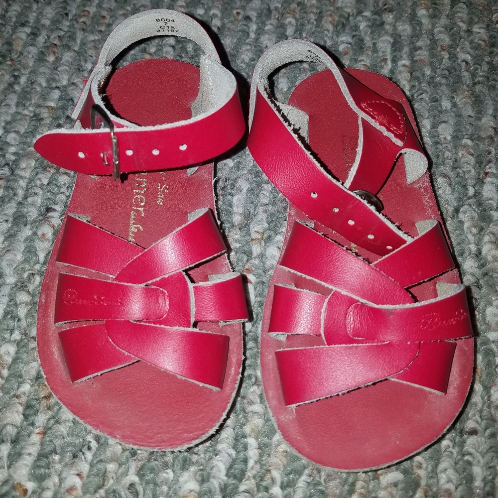 Sun-San Swimmer Hoy Salt Water Sandles 7